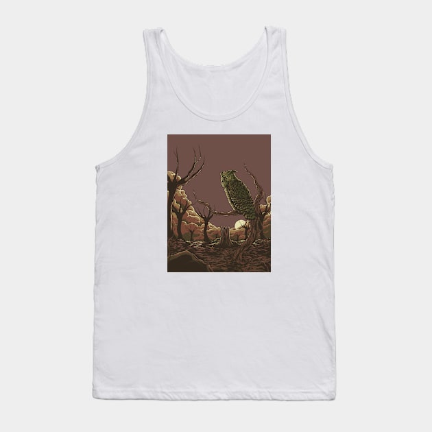 Old Hunter Tank Top by monochromefrog